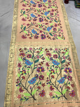 cotton handloom all over design brocade paithani saree